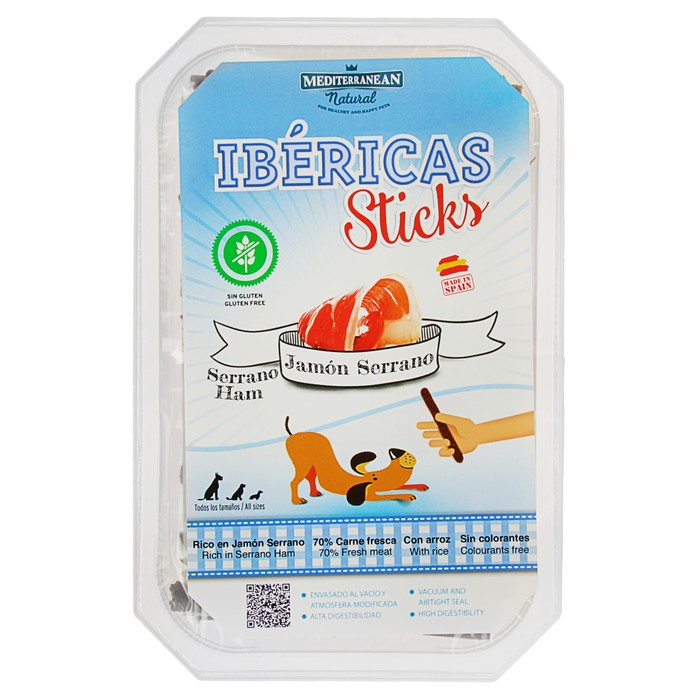 Лакомство Ibéricas Sticks для собак, ветчиные палочки, 900 г