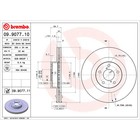 Диск тормозной Brembo 09907711 3110863