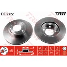 Диск тормозной TRW DF2722 3111290 - фото 68646