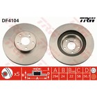 Диск тормозной TRW DF4104 3111321 - фото 68659
