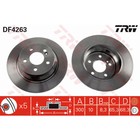 Диск тормозной TRW DF4263 3111351 - фото 68669