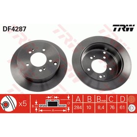 Диск тормозной TRW DF4287 3111358
