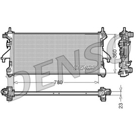 Радиатор охлаждения двигателя Denso DRM21100 3139171