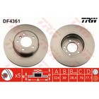 Диск тормозной TRW DF4361 3111378 - фото 68686