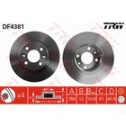 Диск тормозной TRW DF4381 3111384 - фото 68691