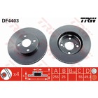 Диск тормозной TRW DF4403 3111391 - фото 68694