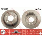 Диск тормозной TRW DF6123 3111507 - фото 68741