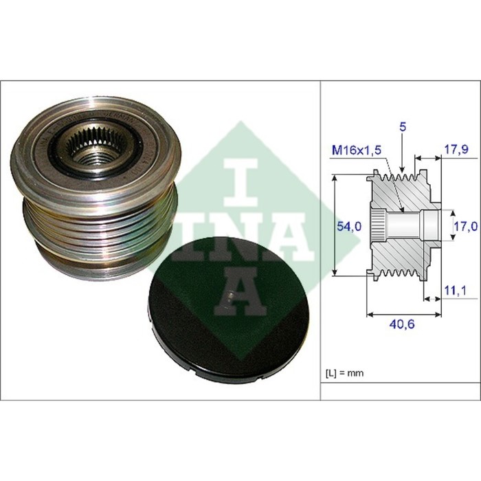 Шкив генератора INA 535012110