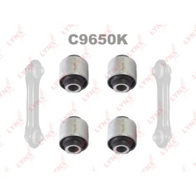 LYNXauto C9650K Комплект сайлентблоков / Рычагов / Зад. подв. 3143842