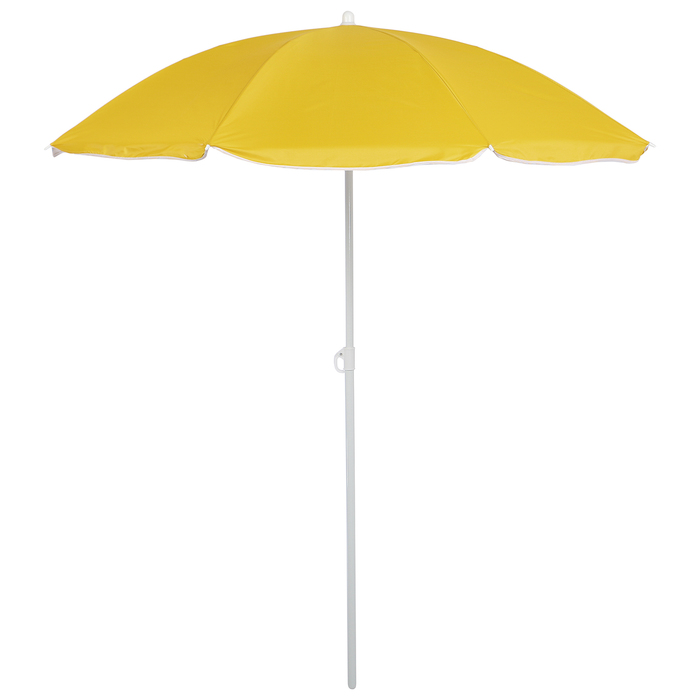 Зонт пляжный &quot;Классика&quot; с серебряным покрытием, d=160 cм, h=170 см, МИКС