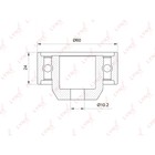 LYNXauto PB3016 Ролик промежуточный ремня ГРМ 3141144