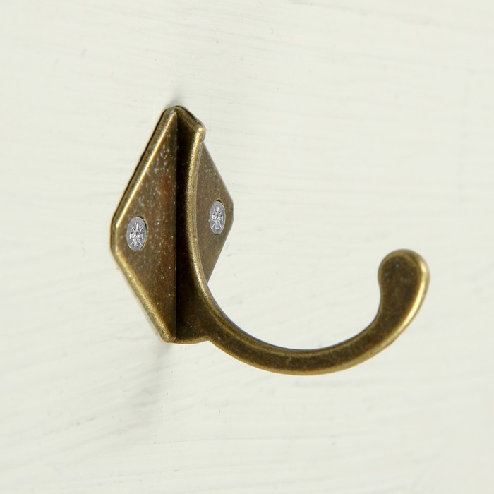 Крючок мебельный VINTAGE 003, цвет бронза (200 шт)