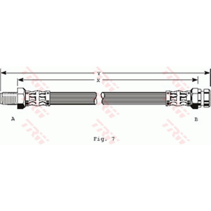 Шланг тормозной TRW PHB136