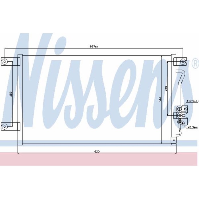 Радиатор кондиционера NISSENS 94790