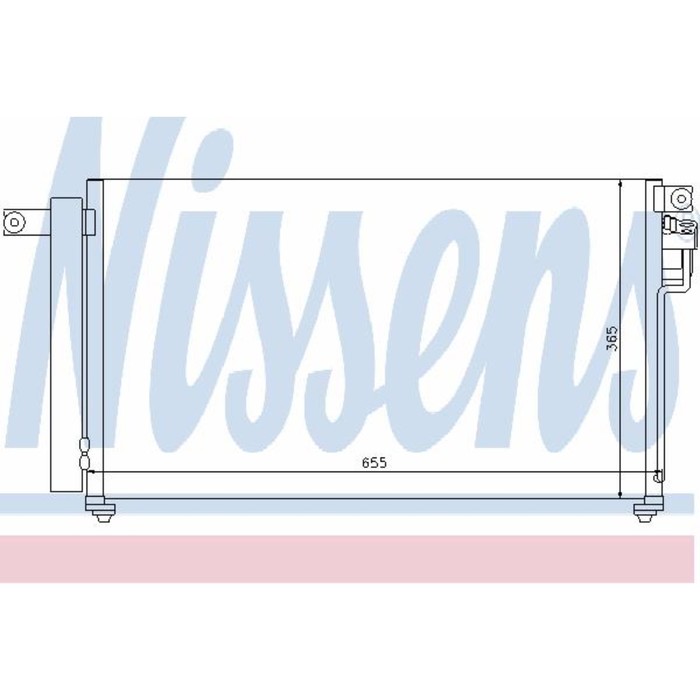 Радиатор кондиционера NISSENS 94814