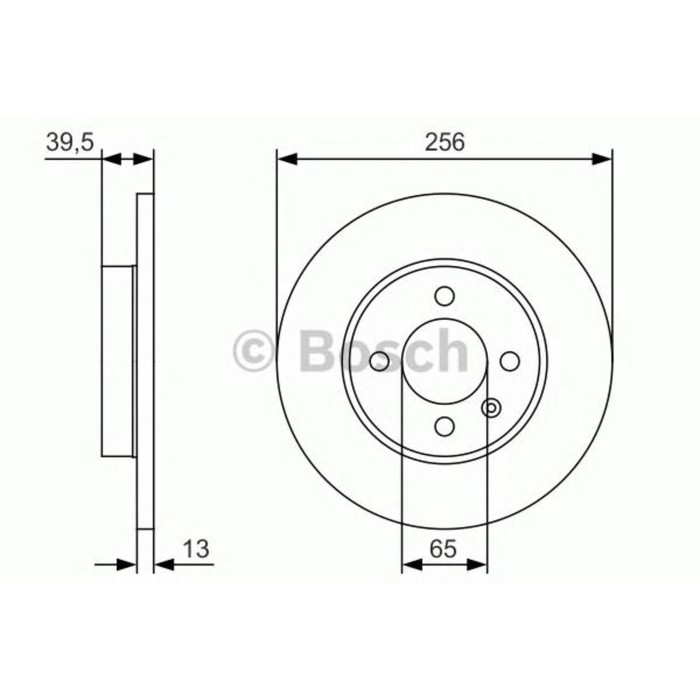 Диск тормозной BOSCH 0986479T48