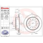 Диск тормозной Brembo 09A33421 3149210