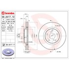 Диск тормозной Brembo 09A41711 3149211