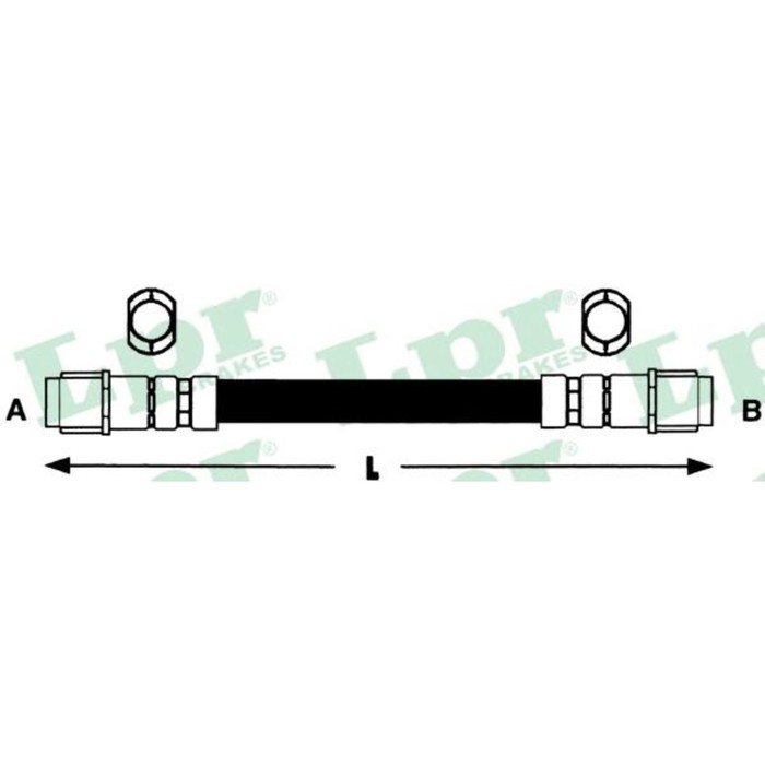 Шланг тормозной  LPR 6T47950