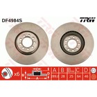 Диск тормозной TRW DF4984S 3151467 - фото 69528