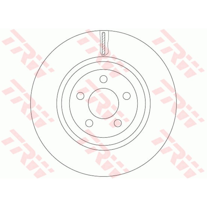 Диск тормозной TRW DF6244S
