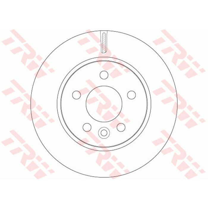 Диск тормозной TRW DF6482