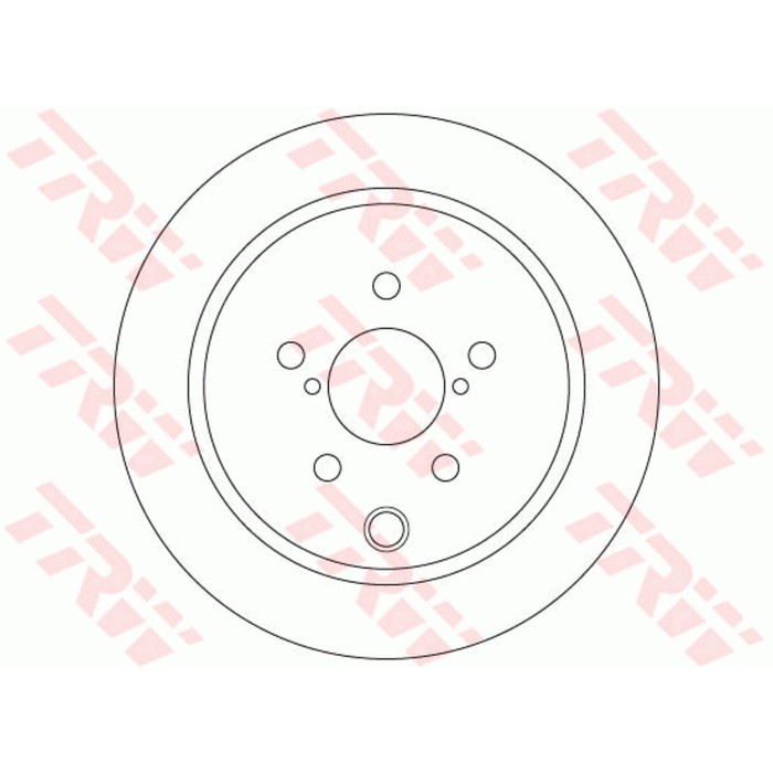 Диск тормозной TRW DF6503
