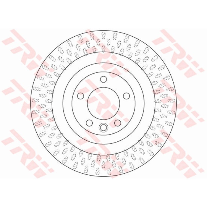 Диск тормозной TRW DF6505S