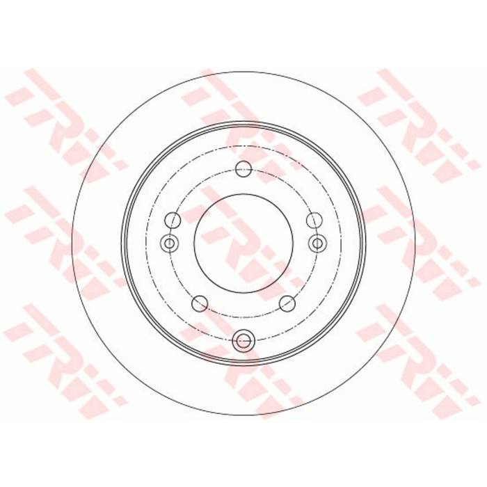Диск тормозной TRW DF7819