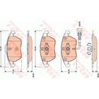 Колодки тормозные TRW GDB1807 3151568