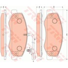 Колодки тормозные TRW GDB1885 3151572 Колодки тормозные TRW GDB1885 3151572