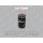 Фильтр масляный LYNXauto LC1248 3168032 - фото 69974