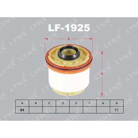 Фильтр топливный LYNXauto LF1925 3168153