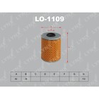 Фильтр масляный LYNXauto LO1109 3168242 - фото 70112