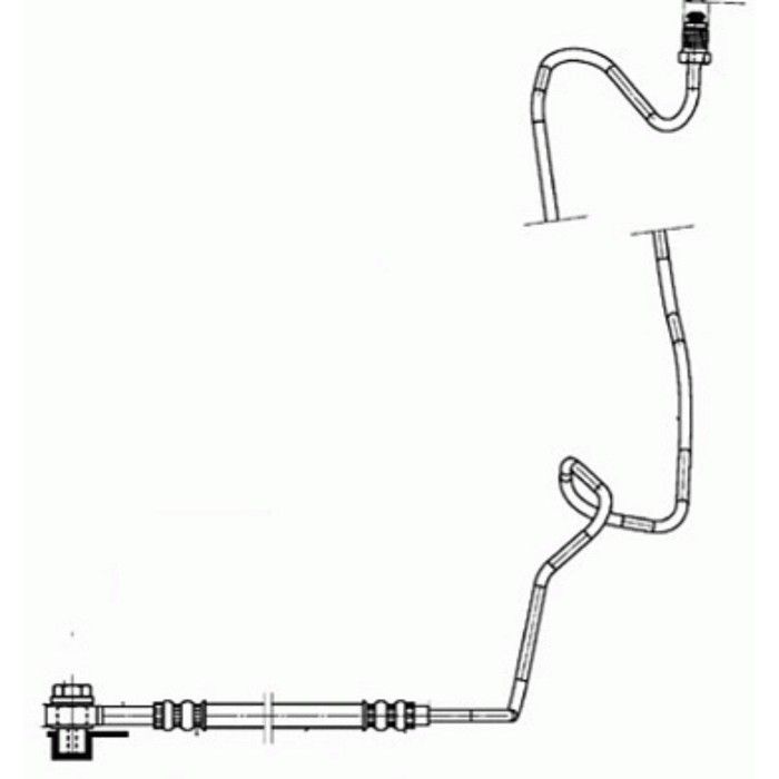 Шланг тормозной TRW PHD942