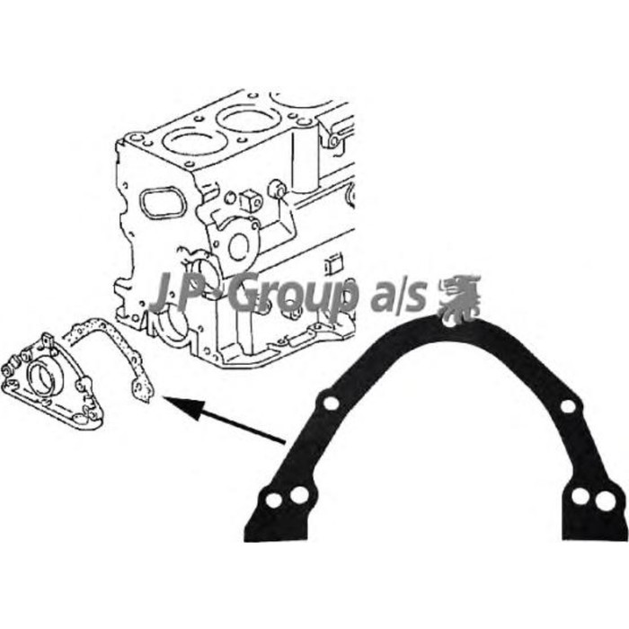 Прокладка масляного поддона  JP GROUP 1119100300