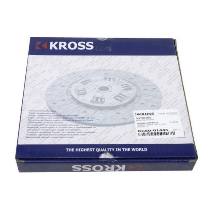 Диск сцепления KROSS KG6001445