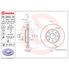 Диск тормозной Brembo 09584334 3110830