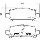 Колодки тормозные BREMBO P78011 3112218 Колодки тормозные BREMBO P78011 3112218