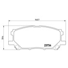 Колодки тормозные BREMBO P83067 3112233 Колодки тормозные BREMBO P83067 3112233
