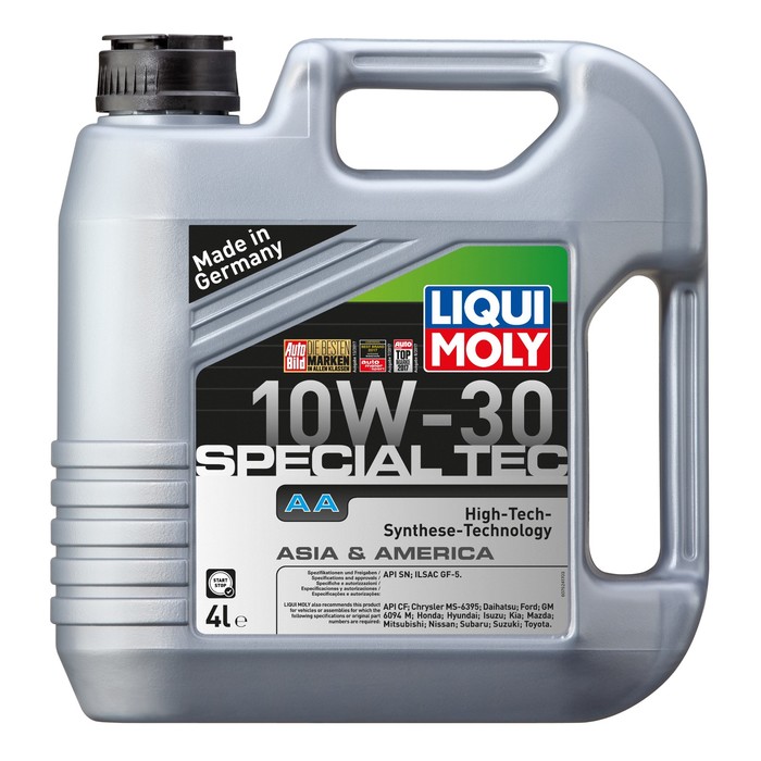 Моторное масло LiquiMoly Special Tec AA 10W-30 SN/CF;A3/B3/B4 НС-синтетическое, 4 л (7524)