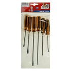 Отвёртки Top Tools, набор 6 шт, пластиковая рукоятка, 3 × SL, 3 × PH 3101456 Отвёртки Top Tools, набор 6 шт, пластиковая рукоятка, 3 × SL, 3 × PH 3101456