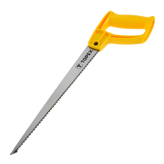 Ножовка TOPEX, выкружная, 300 мм, 9TPI, закаленные зубья, пластмассовая ручка
