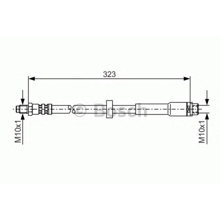 Шланг тормозной BOSCH 1987476293