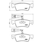 Колодки тормозные BREMBO P85068 3186838 - фото 71054