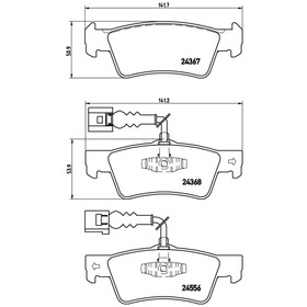Колодки тормозные BREMBO P85068 3186838