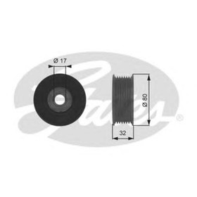 Ролик обводной GATES T38016 3186987