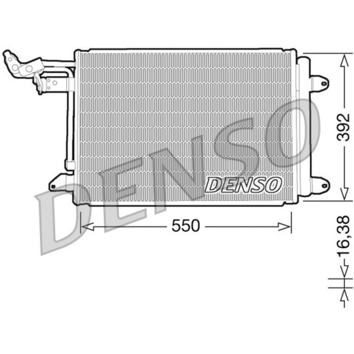 Конденсатор кондиционера Denso DCN32002