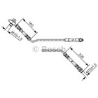 Шланг тормозной BOSCH 1987476055 3187329 - фото 71373