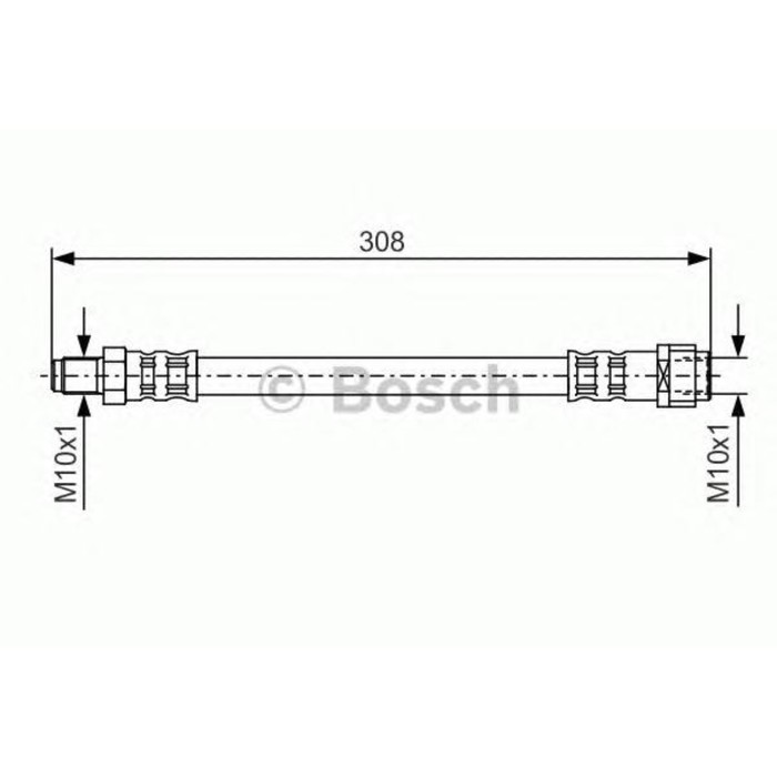 Шланг тормозной BOSCH 1987476427